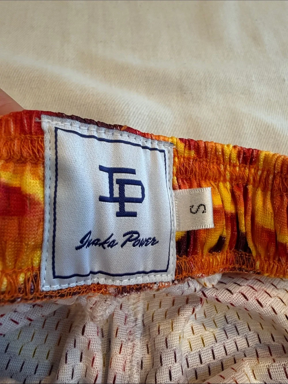 1708102 Inaka Power Short- Lava Orange SZ S EUC